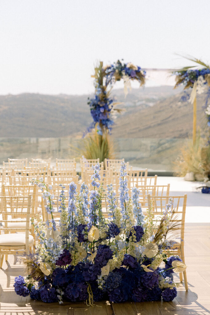 Mykonos Wedding Decor